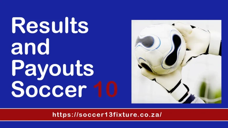 Results and Payouts – Soccer 10