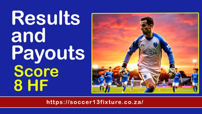 Results and Payouts – Soccer 8 HF