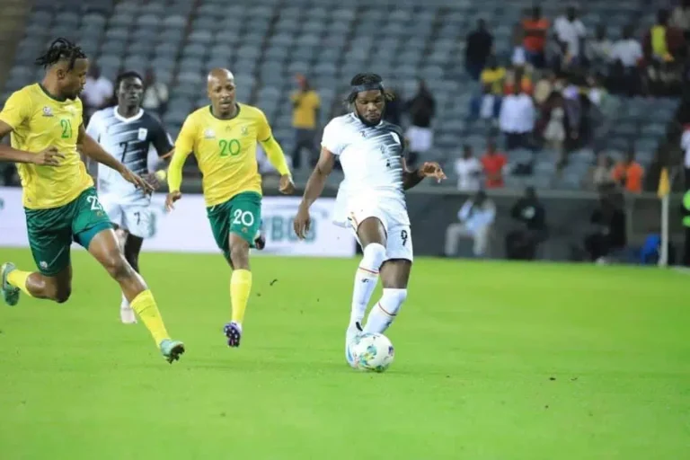 South Africa Scores Late equalizer in Bafana Bafana vs Uganda AFCON Qualifier